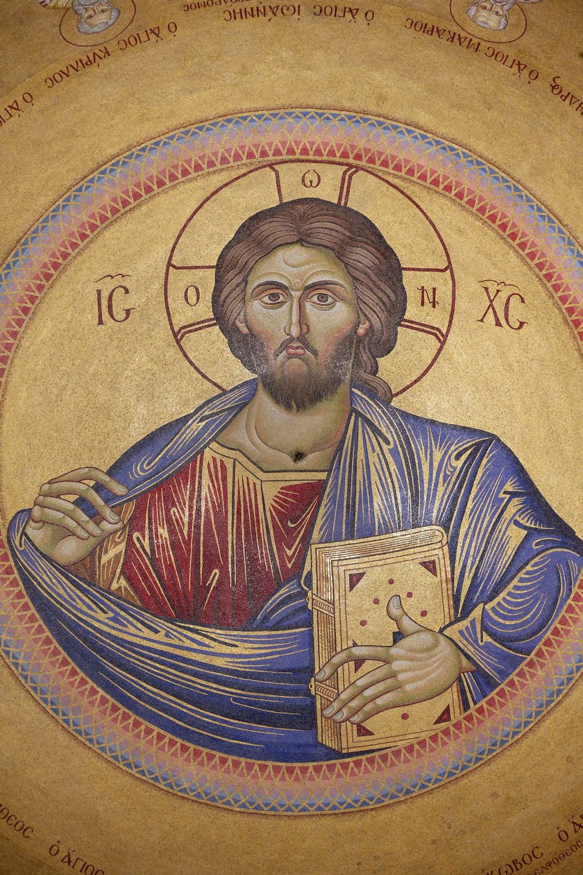 Holy Sepulchre Church, Ceiling of the Catholicon, Christ Pantocrator mosaic, Jerusalem, Israel 作者 不明