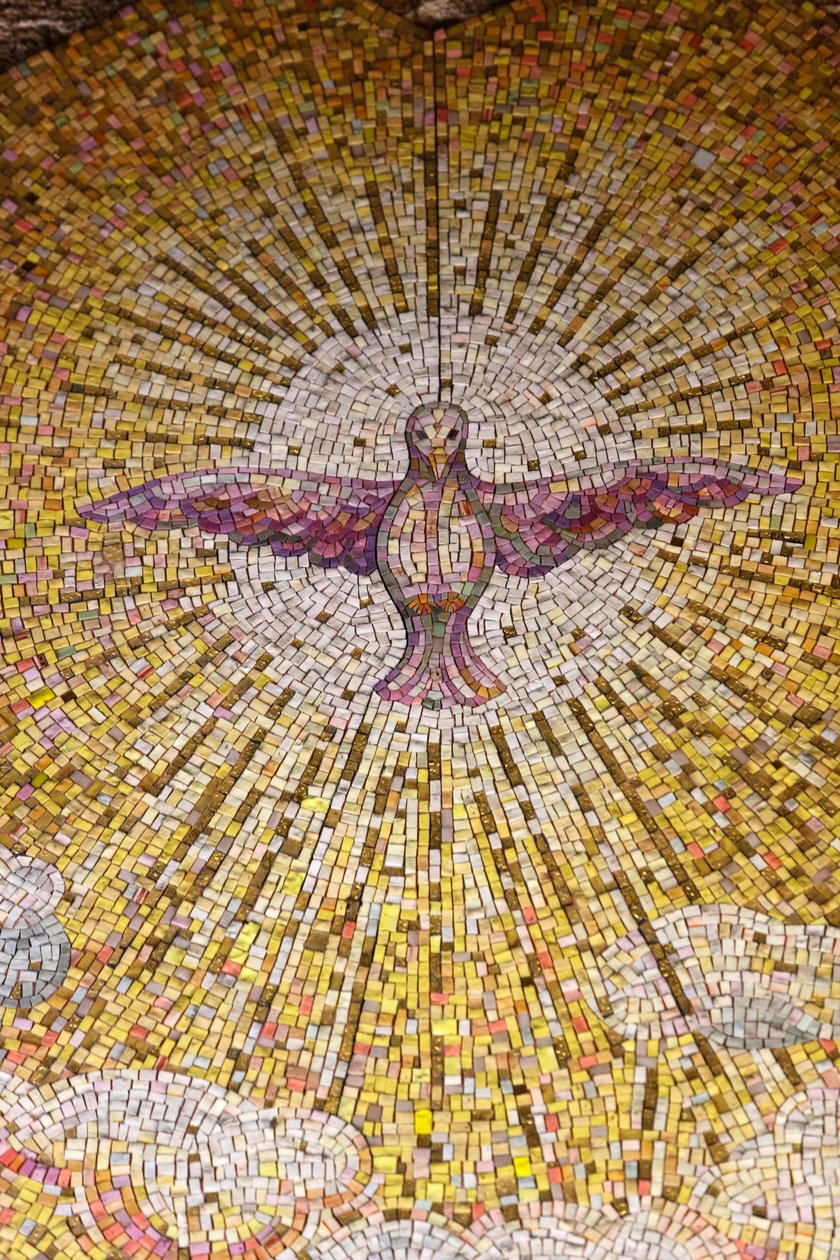 意大利加里波利 Sacro Cuore di Gesu 教堂的圣灵象征马赛克 作者 不明