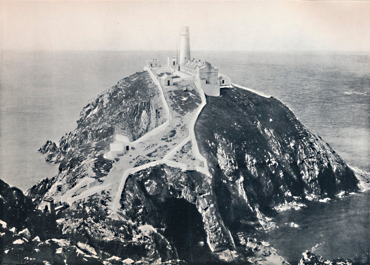 霍利黑德-南栈，灯塔，1895年 作者 不明