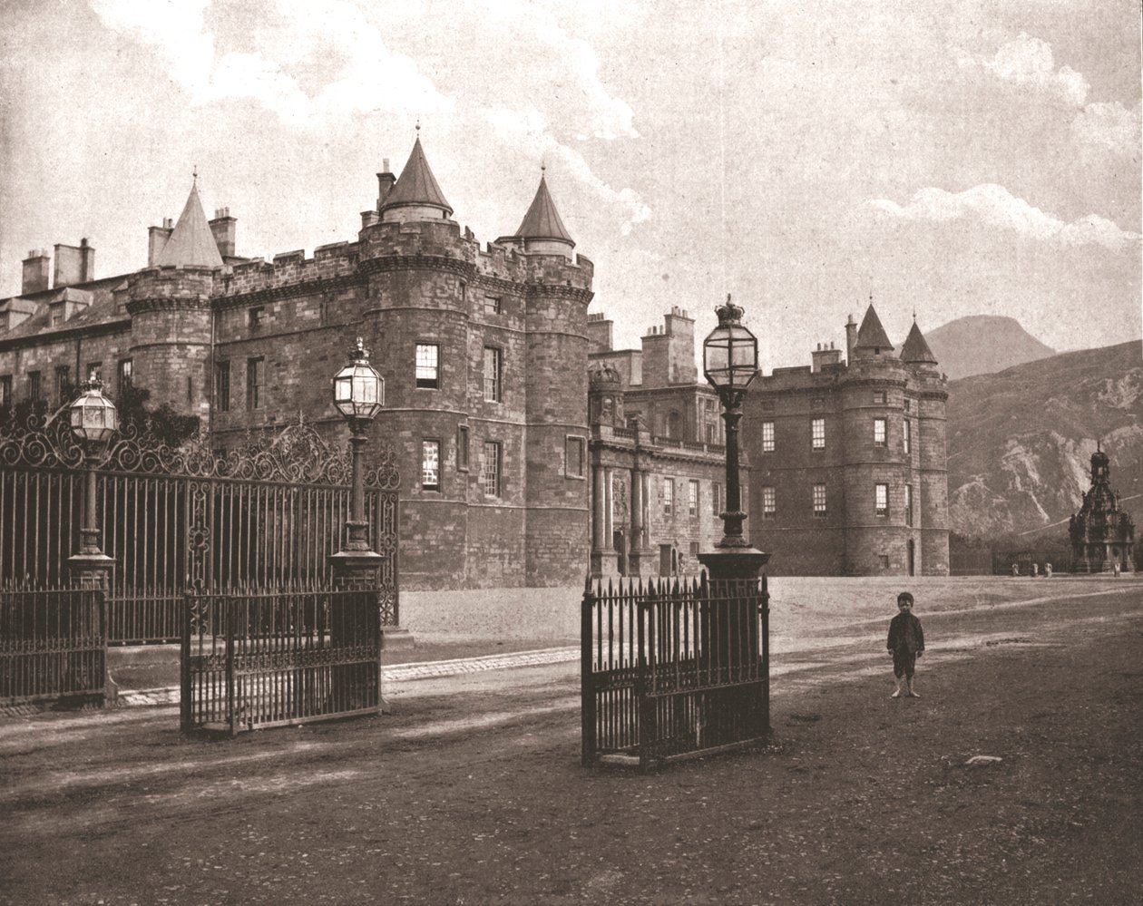 苏格兰爱丁堡，Holyroodhouse，1894年。 作者 不明