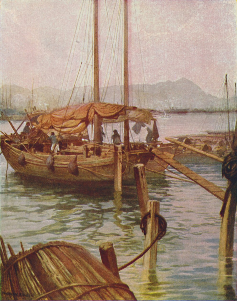 香港海港，1924年 作者 不明