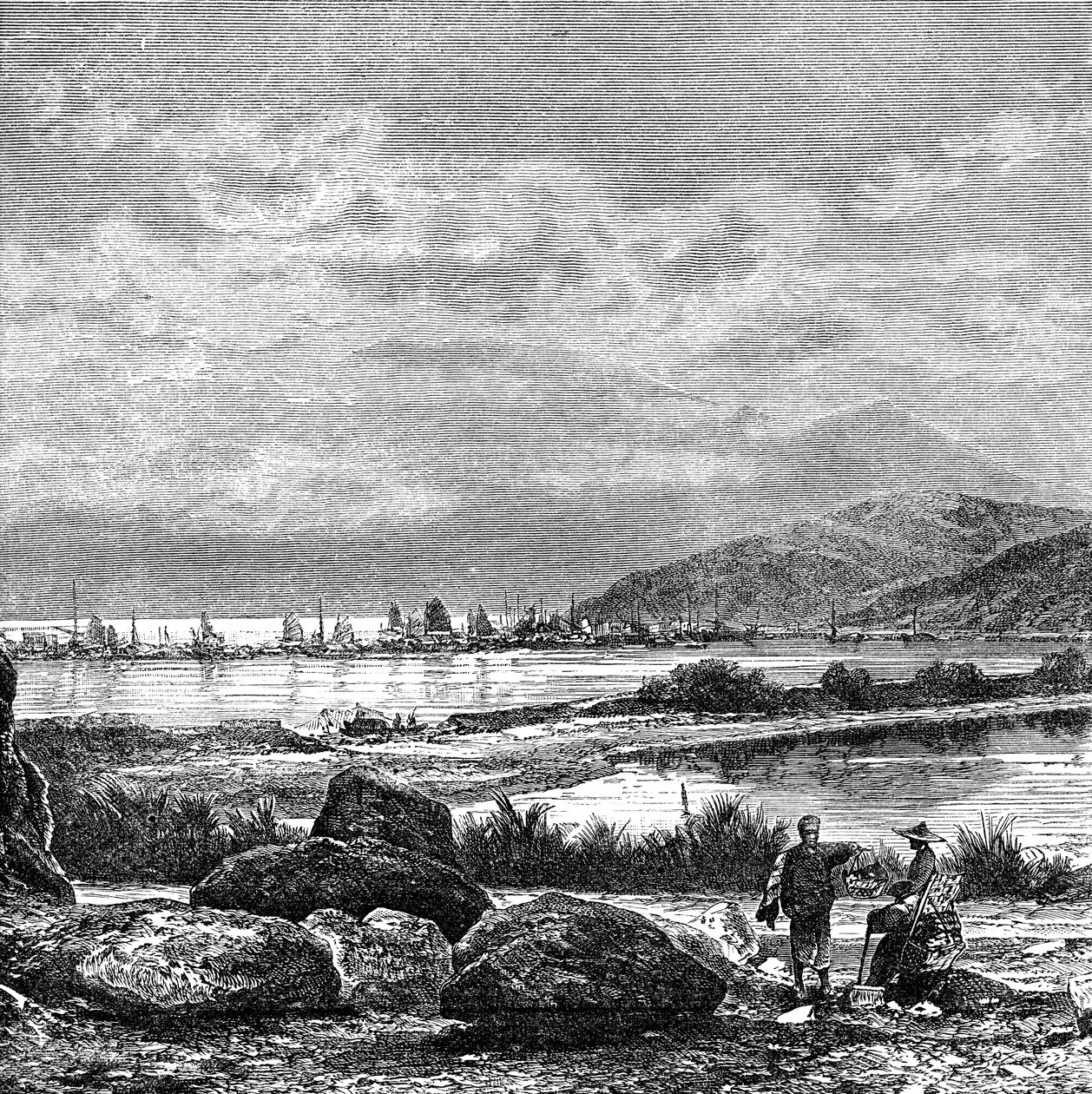 香港，九龙高地观，c1890 作者 不明