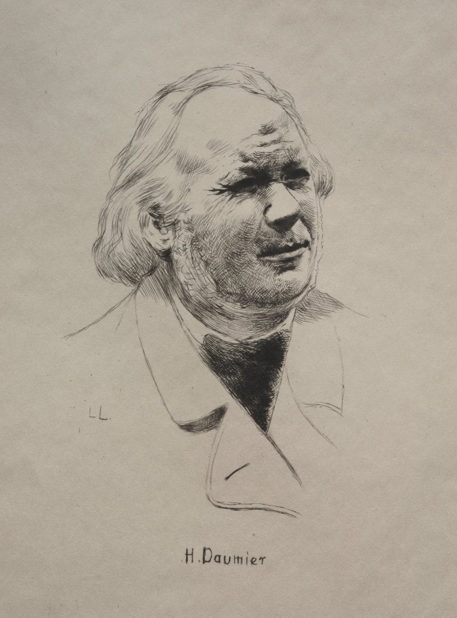 诺诺·道米（HonoréDaumier），1800年代。 作者 不明