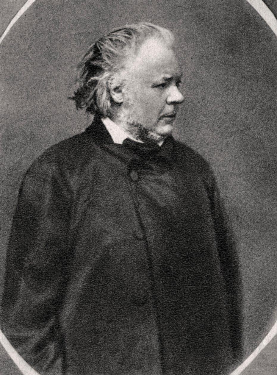 法国艺术家奥诺·多米耶（Honor Daumier），1868年 作者 不明