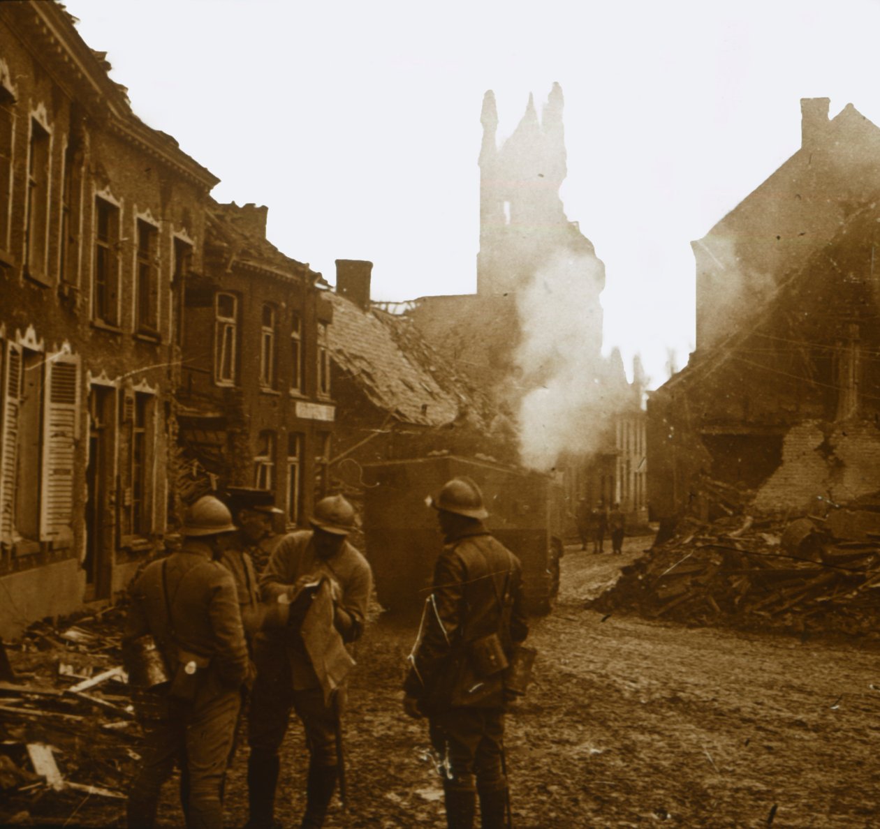比利时法兰德斯胡格德，1918年 作者 不明