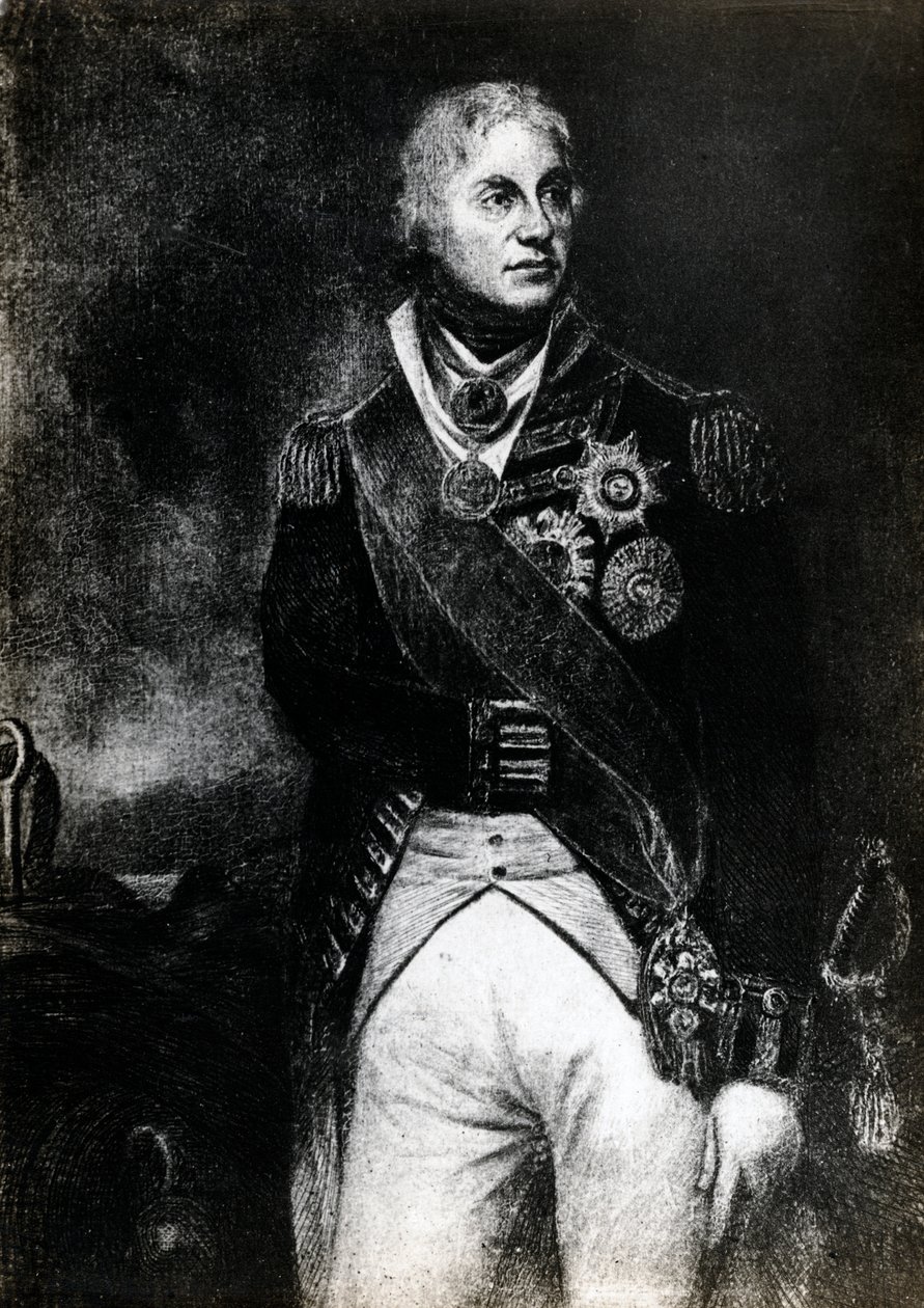霍拉蒂·纳尔逊（Horatio Nelson），第一海军上将纳尔逊，19世纪英国海军司令 作者 不明
