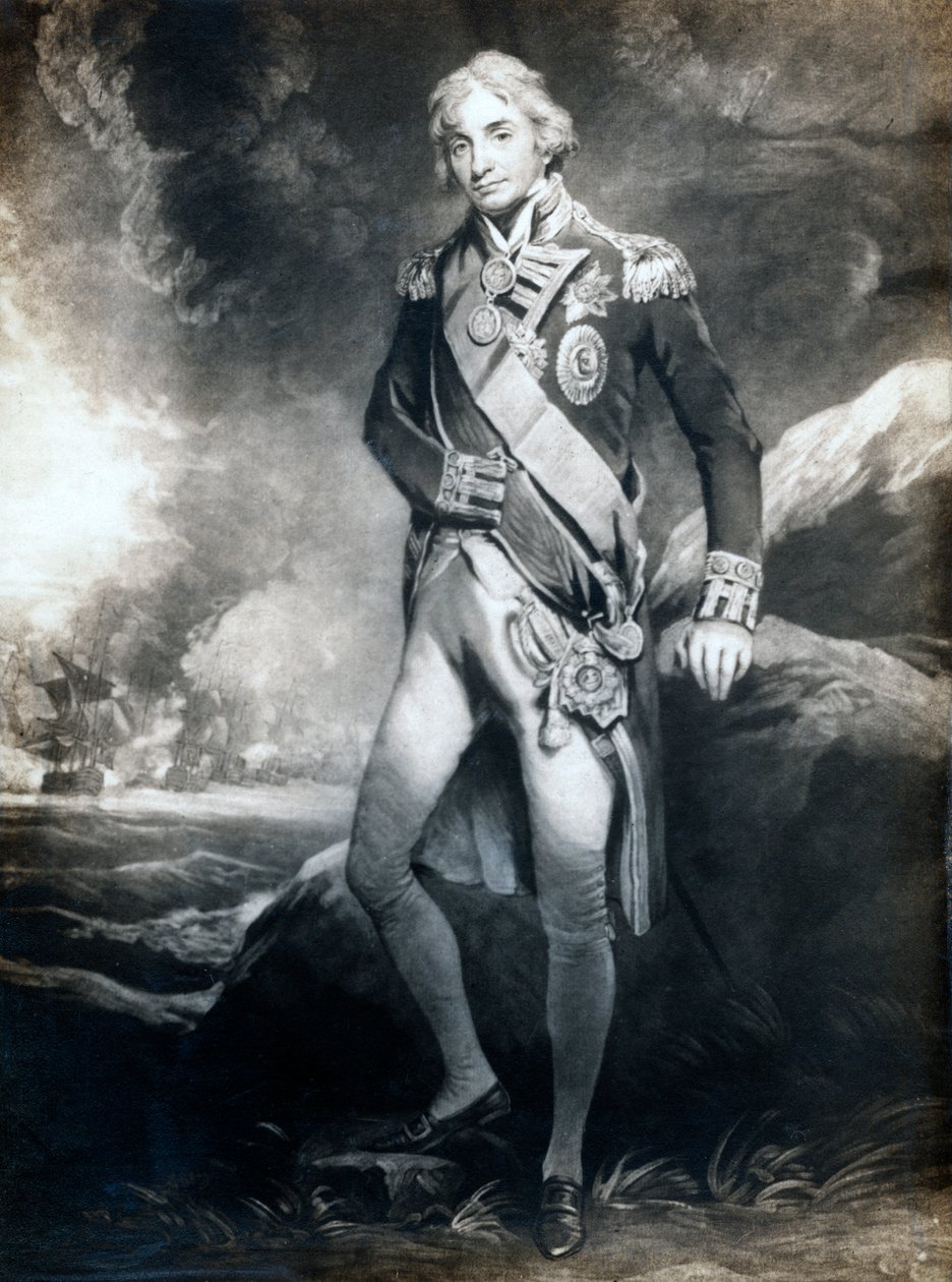 霍拉蒂·纳尔逊（Horatio Nelson），第一海军上将纳尔逊，19世纪英国海军司令 作者 不明