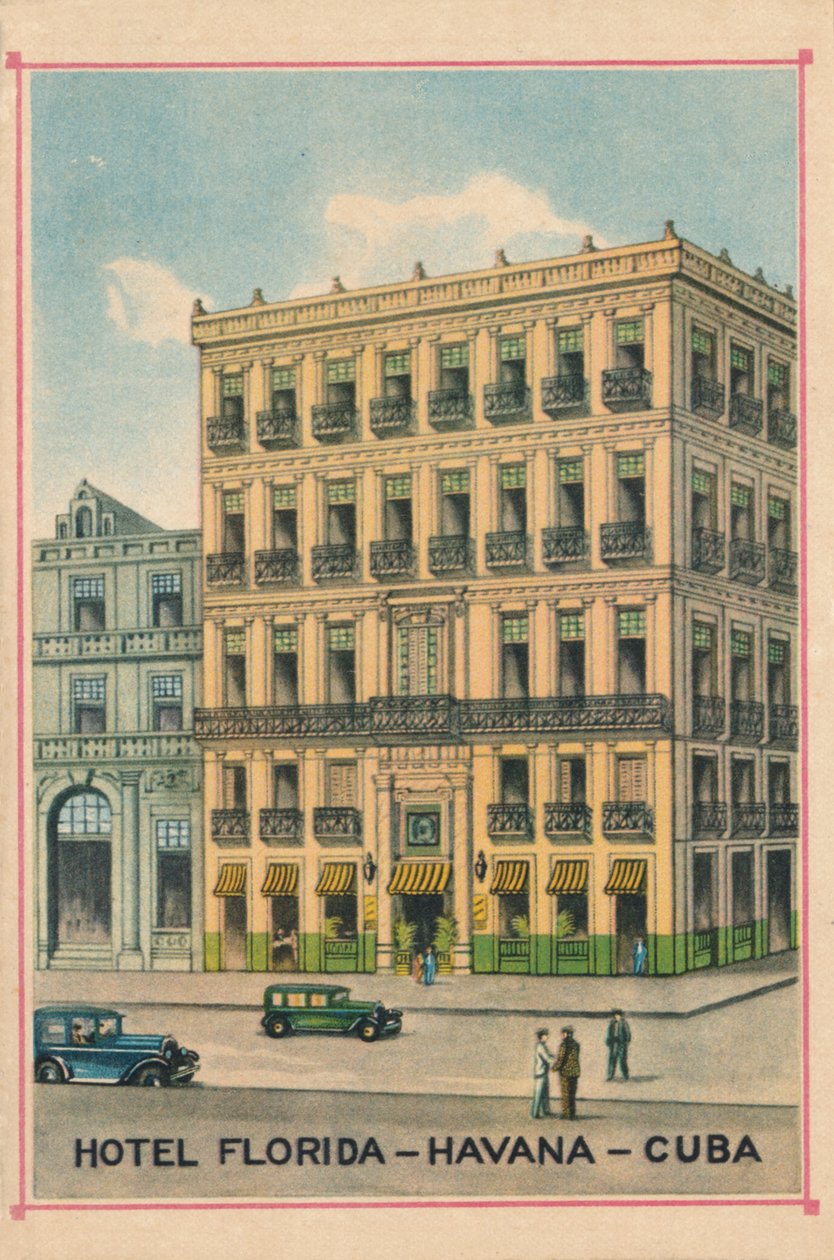 佛罗里达酒店-哈瓦那-古巴，c1910 作者 不明