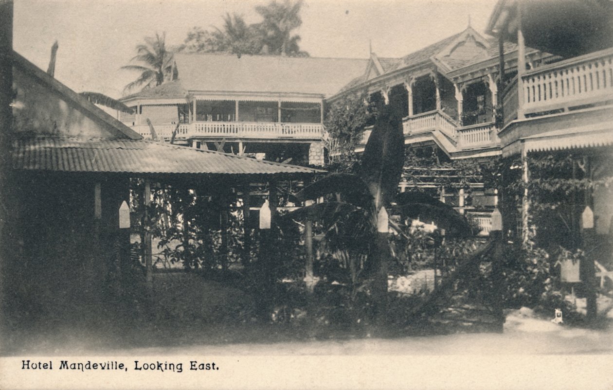 牙买加曼德维尔酒店（Hotel Mandeville），往东看，牙买加，建于1913年。 作者 不明