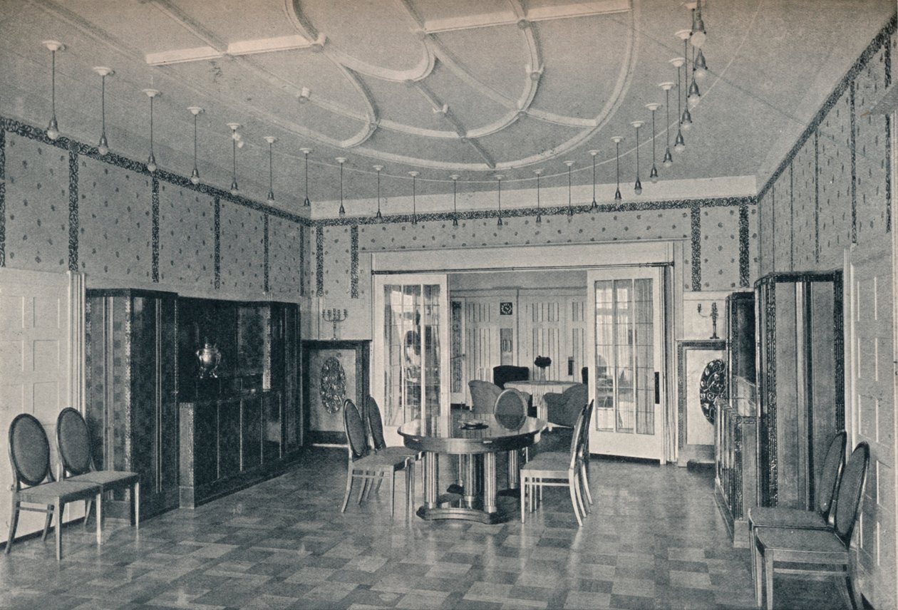 比勒费尔德附近的房子，餐厅，c1912 作者 不明
