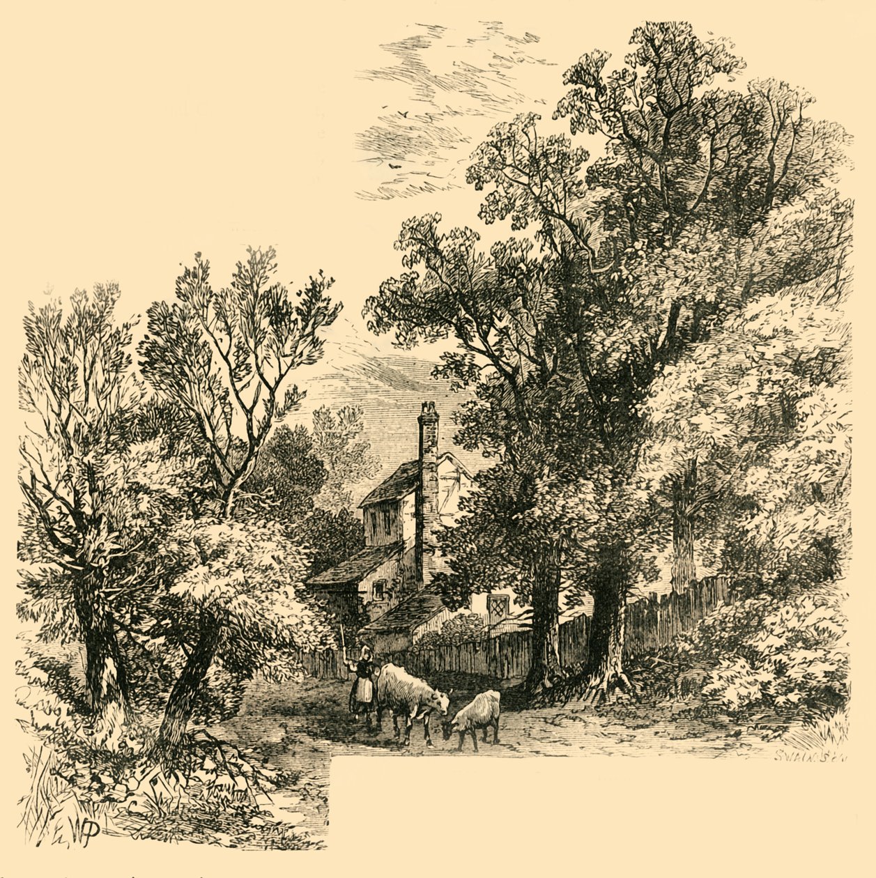 1760年于1760年在克雷文山（Craven Hill）建房。 作者 不明