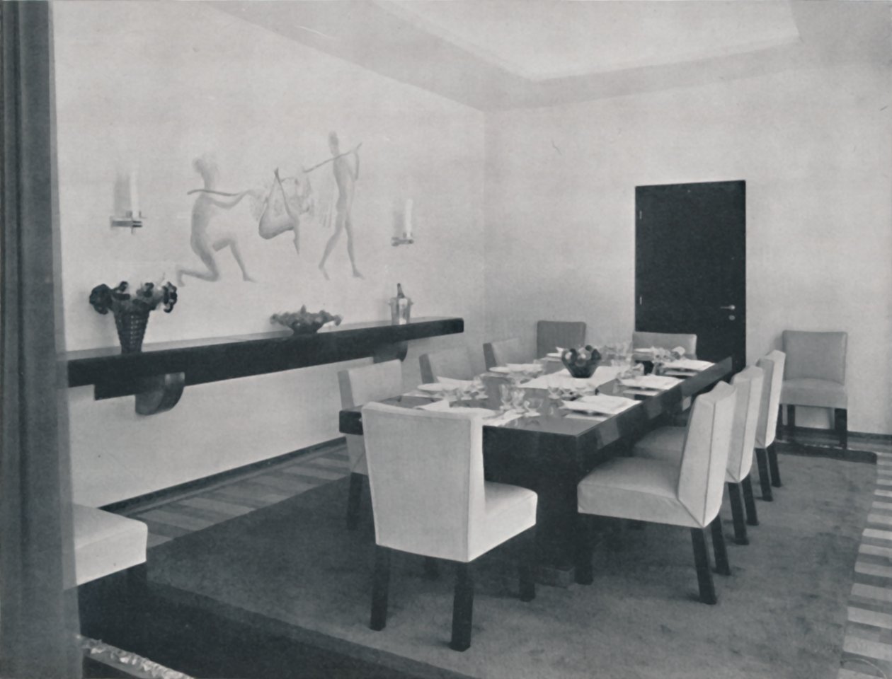 鲁道夫·弗兰克尔（Rudolf Frankel）在布加勒斯特的房子-餐厅，1942年 作者 不明
