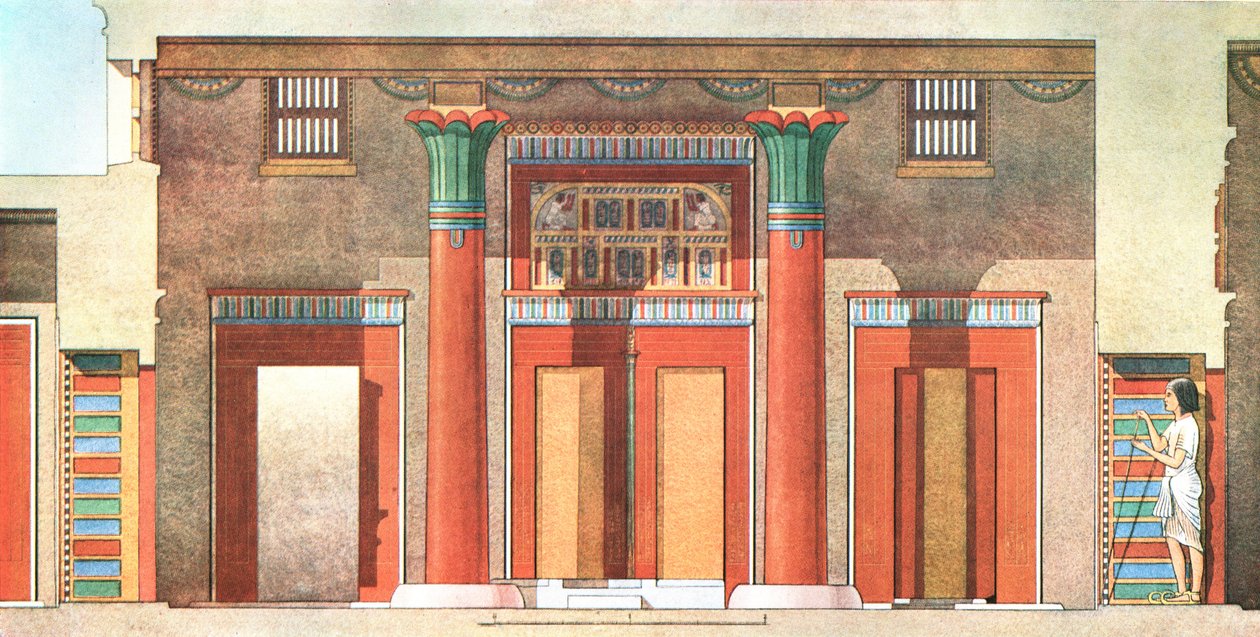 1928年，埃及泰尔·阿玛纳（Tell el-Amarna）拉莫斯将军府。 作者 不明