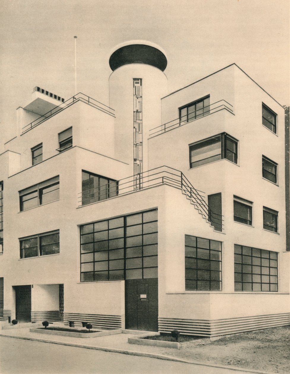 MM乔尔和扬·马特尔之家，scutltors，Rue Mallet-Stevens，Auteuil，约1927年 作者 不明