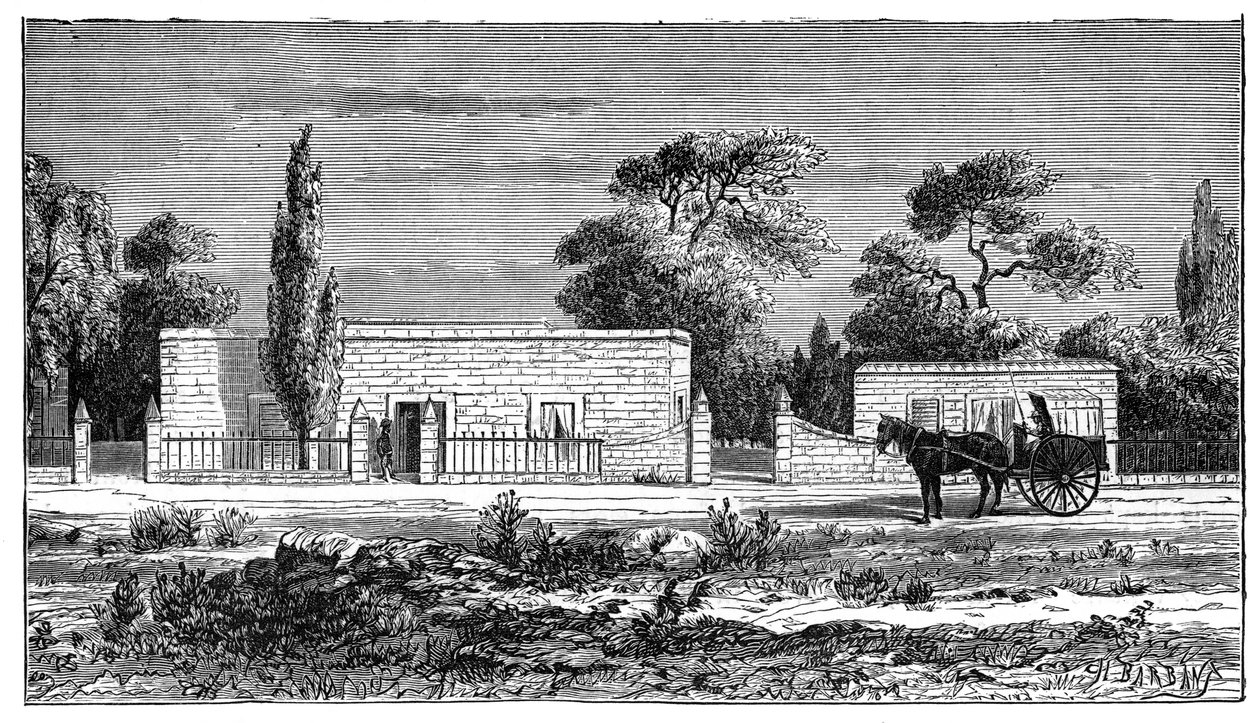 南非富豪之家，建于1890年 作者 不明