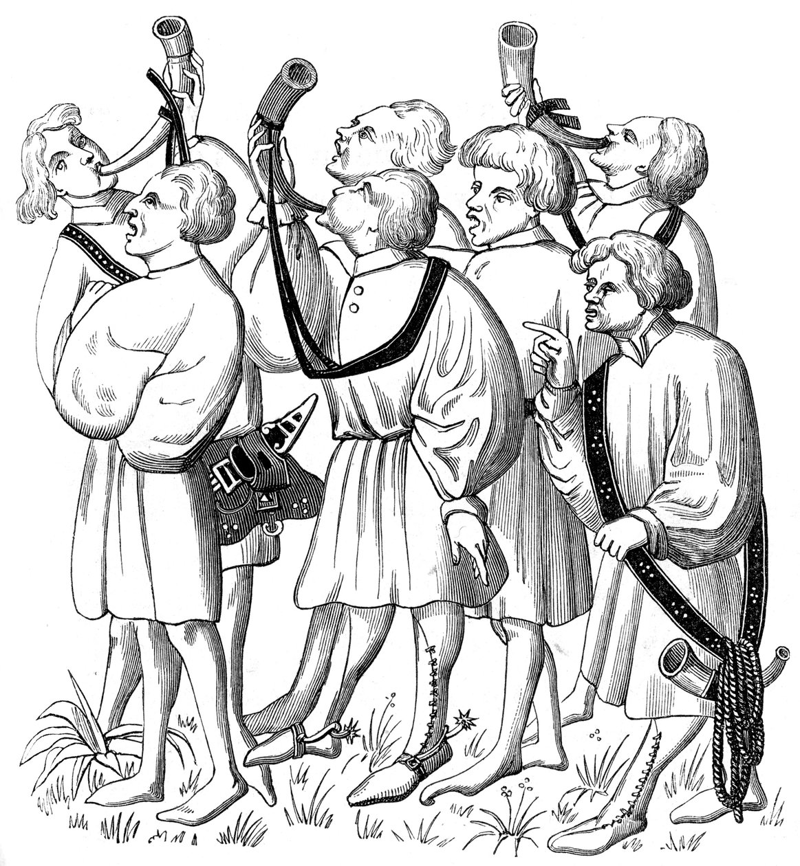 如何大声吹喇叭，1849年，15世纪 作者 不明