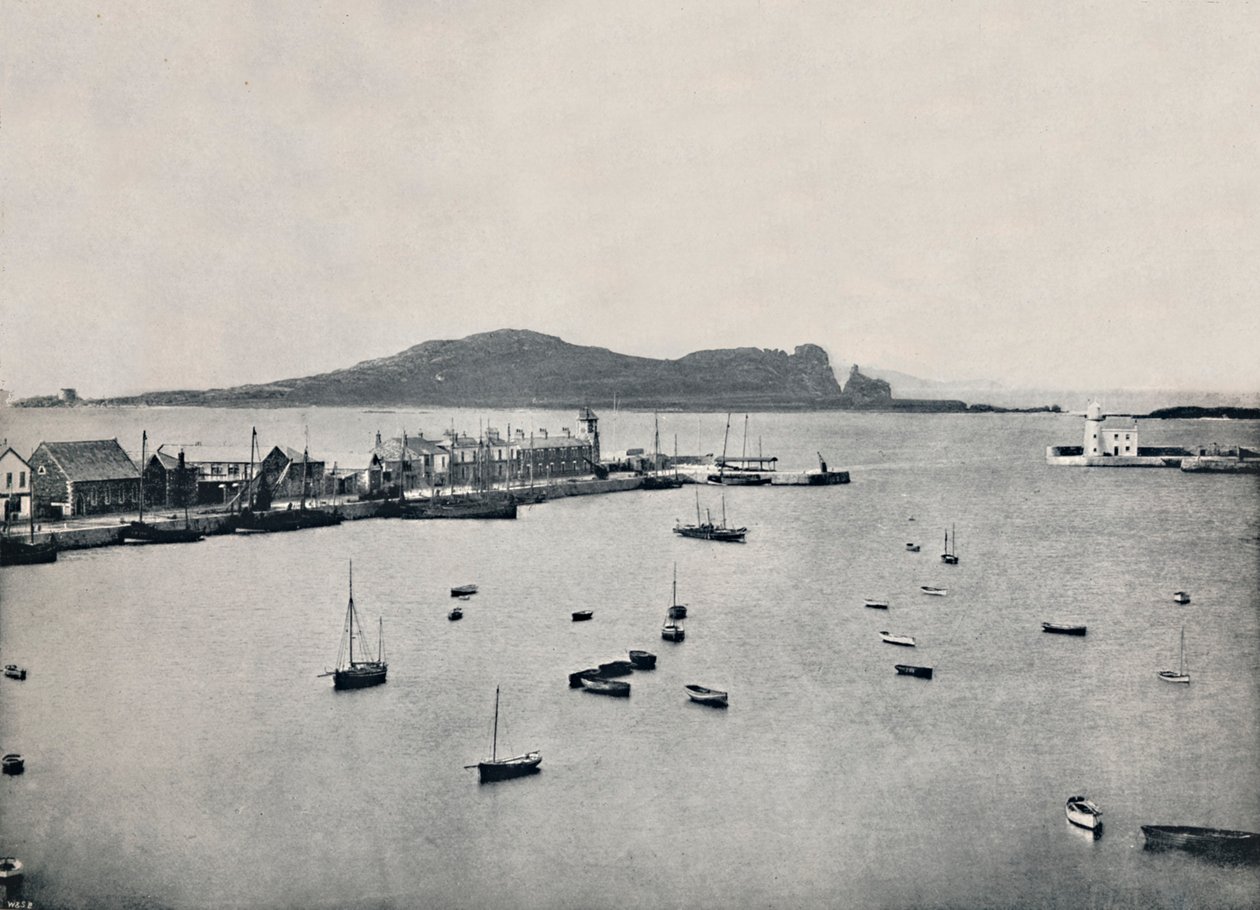 霍斯-港口和爱尔兰之眼的全景，1895年 作者 不明