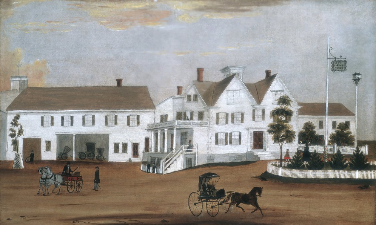 哈德逊大厦（Hudson House），1882年。 作者 不明