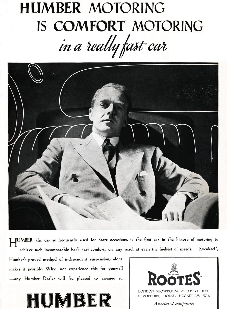 1937年，Humber Motoring驾驶真正的快车实现舒适驾驶 作者 不明