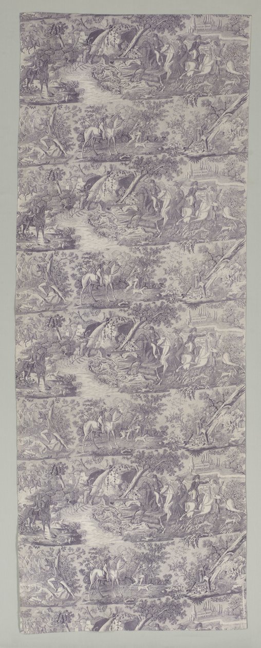 1800年代初期的狩猎场景。 作者 不明