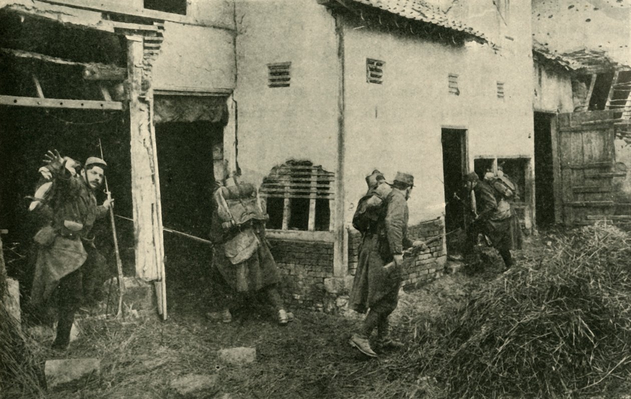 第一次世界大战，c1915，c1920，在西线寻找德国狙击手。 作者 不明