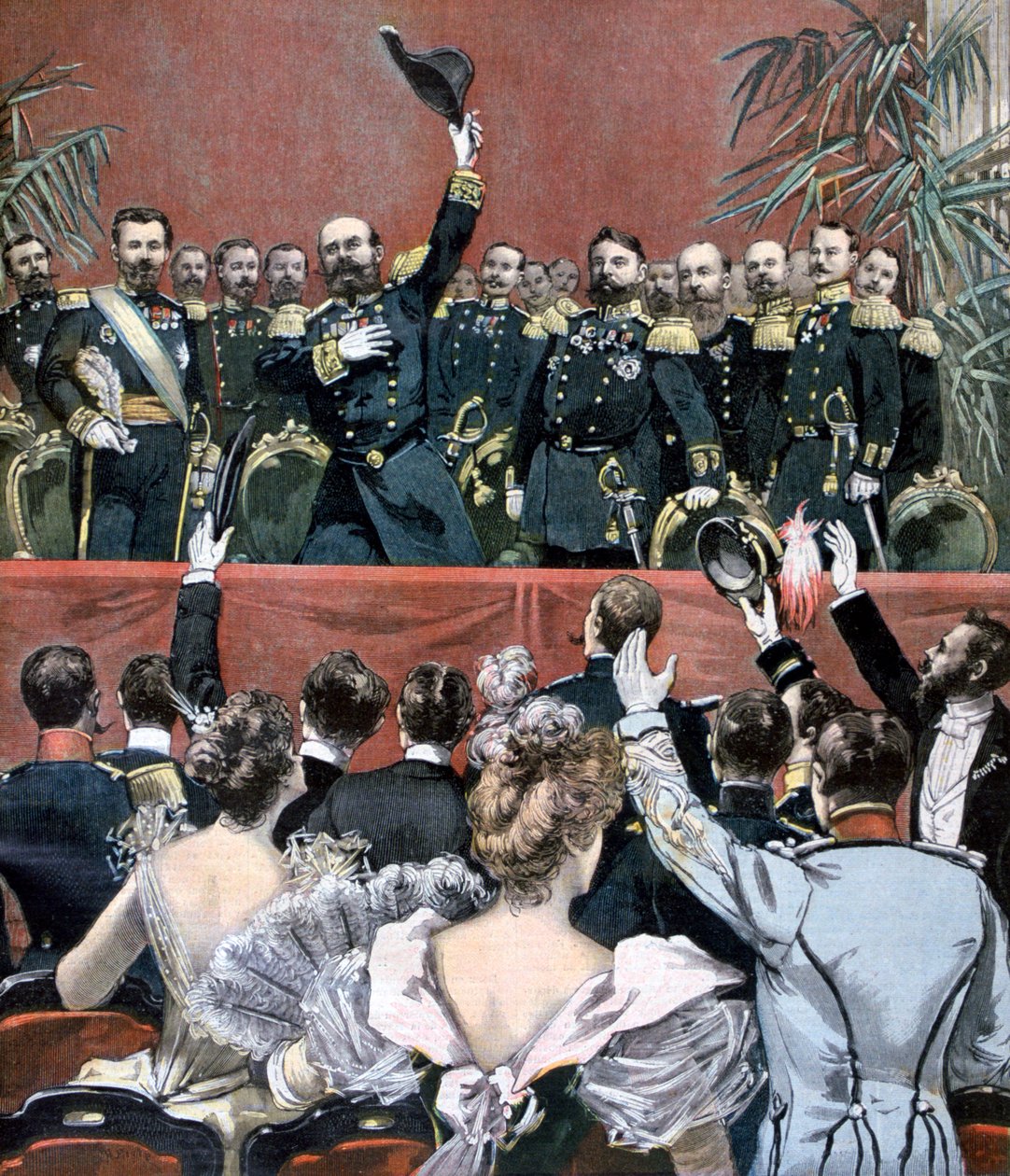 欢呼！对于法国人！，1893年 作者 不明
