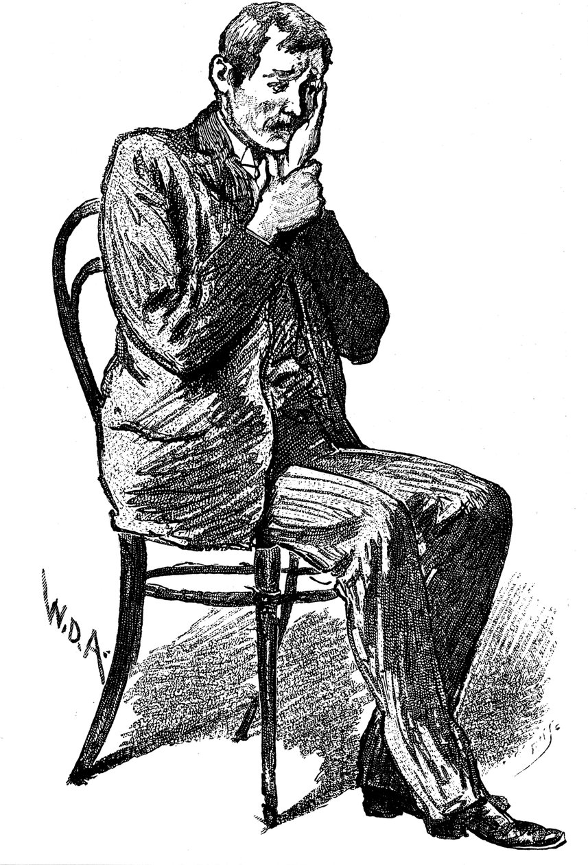 催眠对象患有假牙痛，1891年 作者 不明