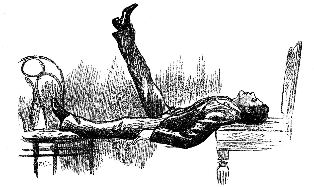 催眠状态下的催眠对象，1891年 作者 不明