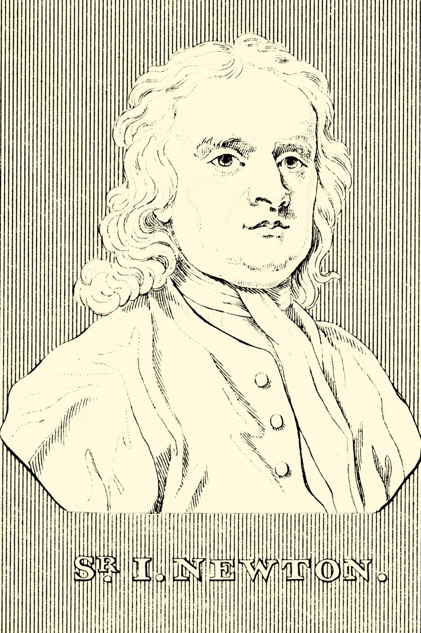 牛顿（I.Newton），1642-1727年，1830年。 作者 不明