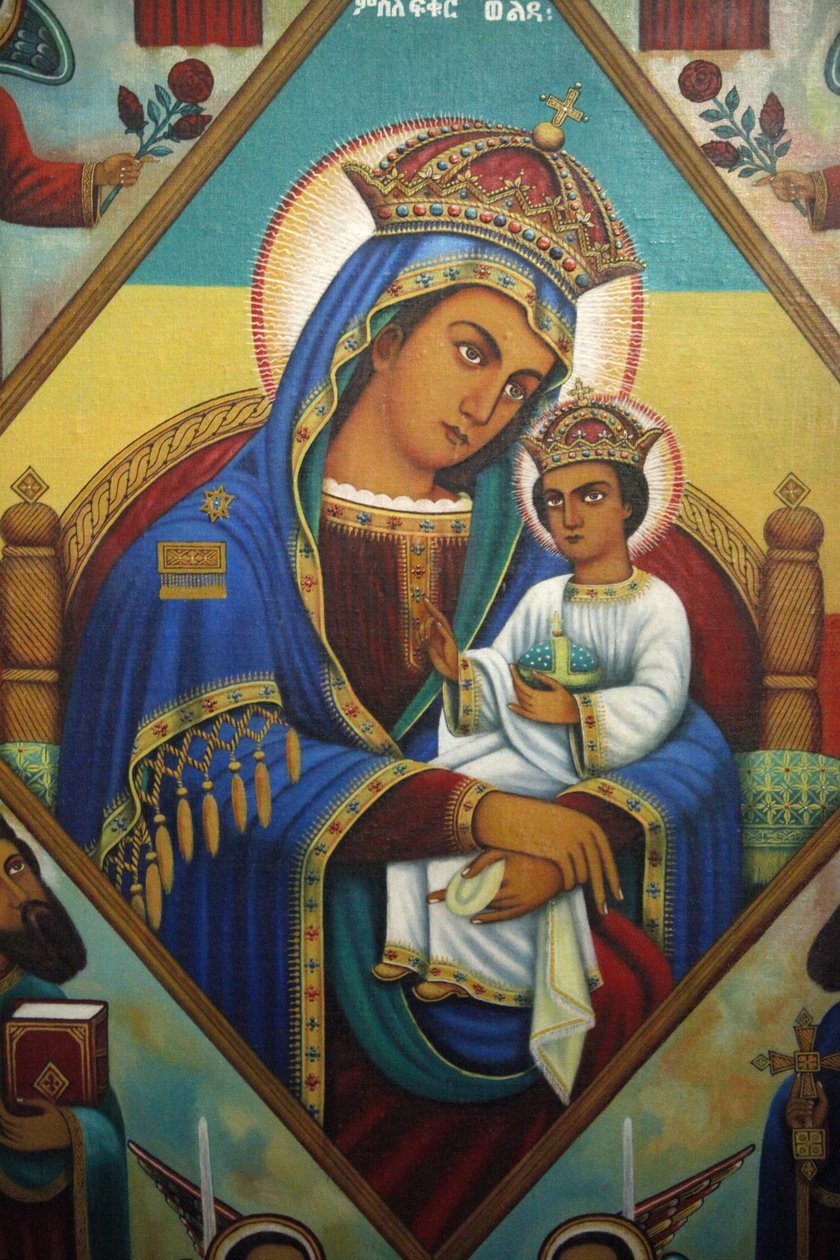 Icon in Beta Maryam mausoleum, Addis Abeba, Ethiopia 作者 不明