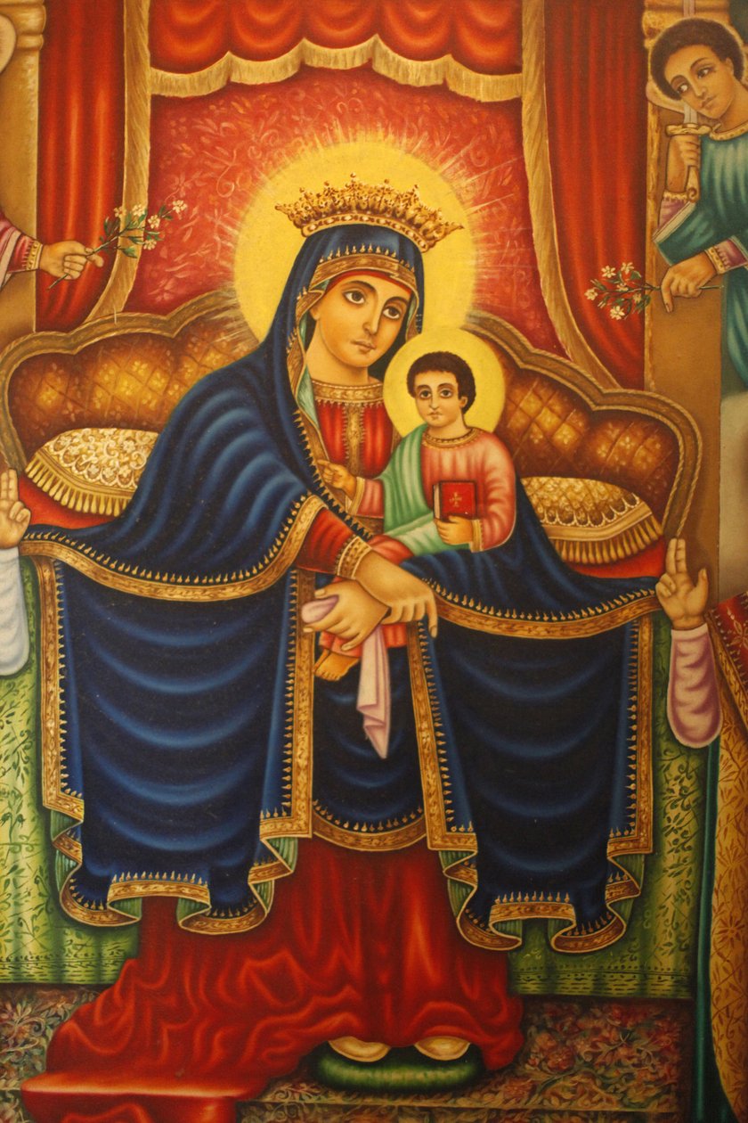 Icon in Beta Maryam mausoleum, Addis Abeba, Ethiopia 作者 不明