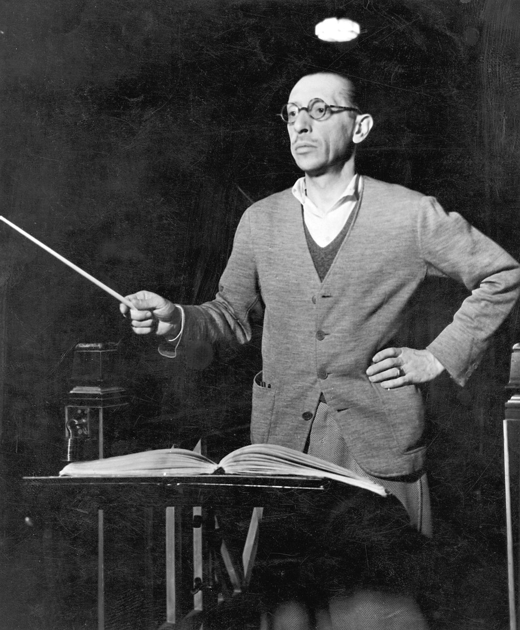 伊戈尔·斯特拉文斯基（Igor Stravinsky），俄罗斯出生的作曲家，1920年左右 作者 不明
