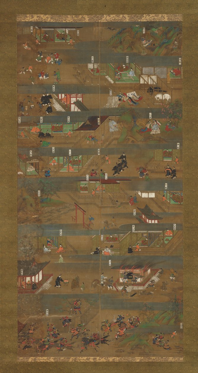 圣德太子的插图传记 圣德太子大司命e-den，14世纪。 作者 不明