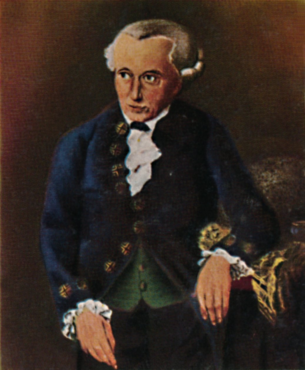 伊曼纽尔·康德（Immanuel Kant）1724-1804。 -德勒（Döbler）绘画，1934年。 作者 不明