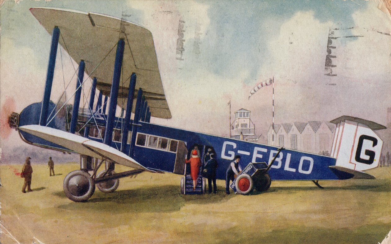 帝国航空班轮，阿戈西号，1934年。 作者 不明