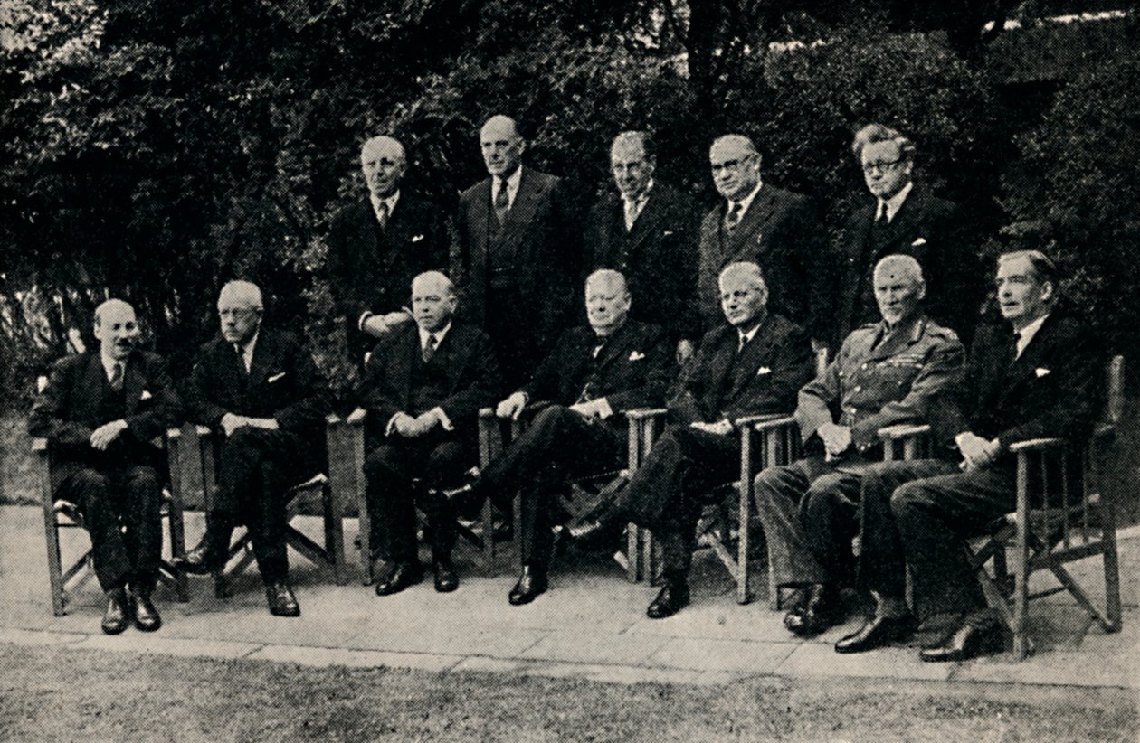 帝国会议于1943年5月在伦敦开会，1945年。 作者 不明