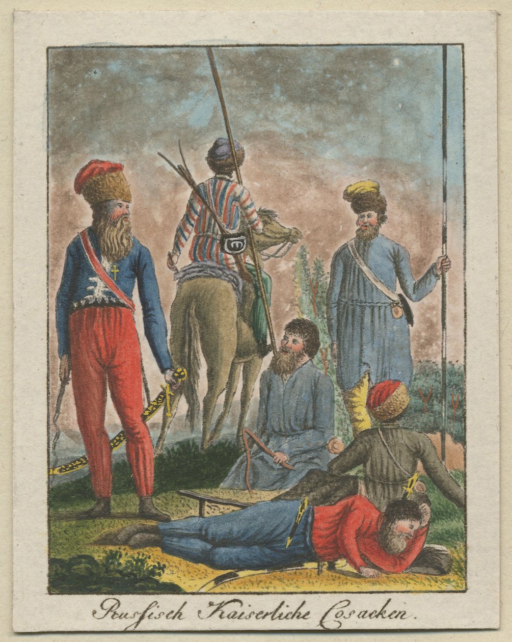 帝国哥萨克人，1799年 作者 不明