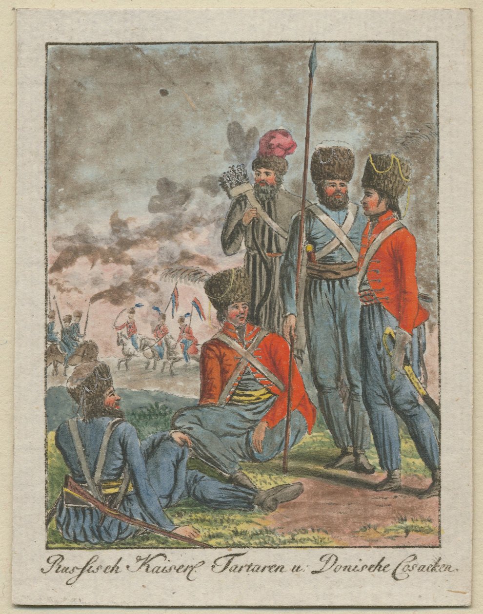 帝国哥萨克人，1799年 作者 不明