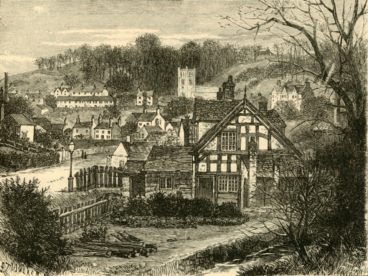 1898年在Coalbrook Dale。 作者 不明