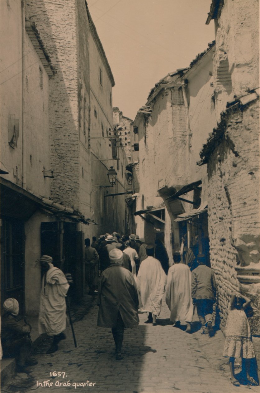 1936年在埃及开罗阿拉伯街区 作者 不明