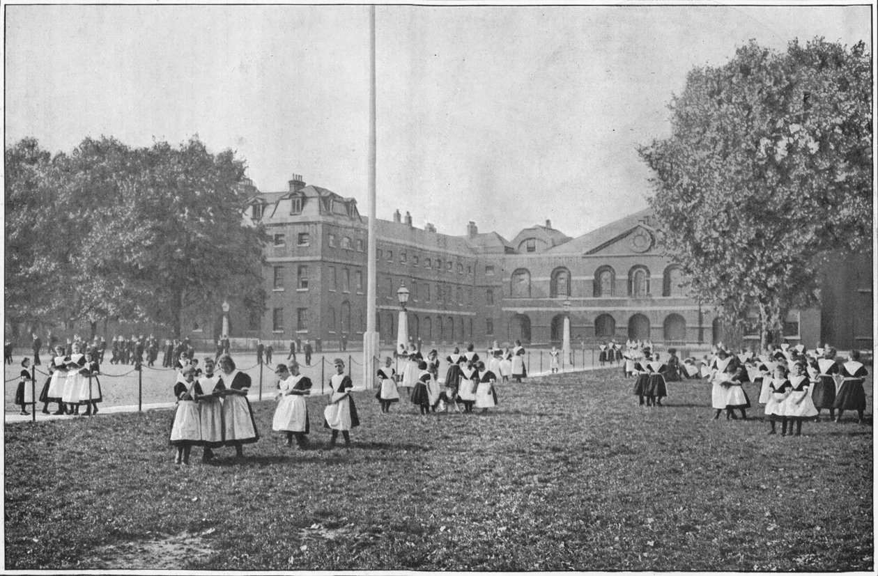 在伦敦Foundling Hospital医院，c1901 1901年 作者 不明