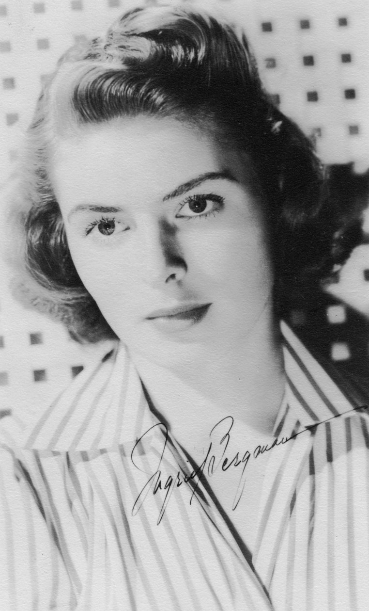 英格丽·Berg曼（Ingrid Bergman），1915年至1982年，瑞典女演员，c1930年代 作者 不明