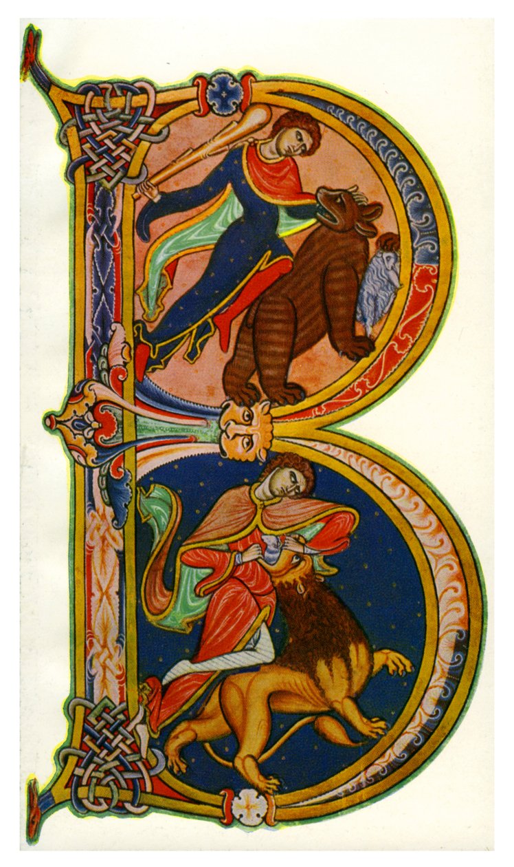 首字母B，圣经，温彻斯特，c1160-1170，1930 作者 不明
