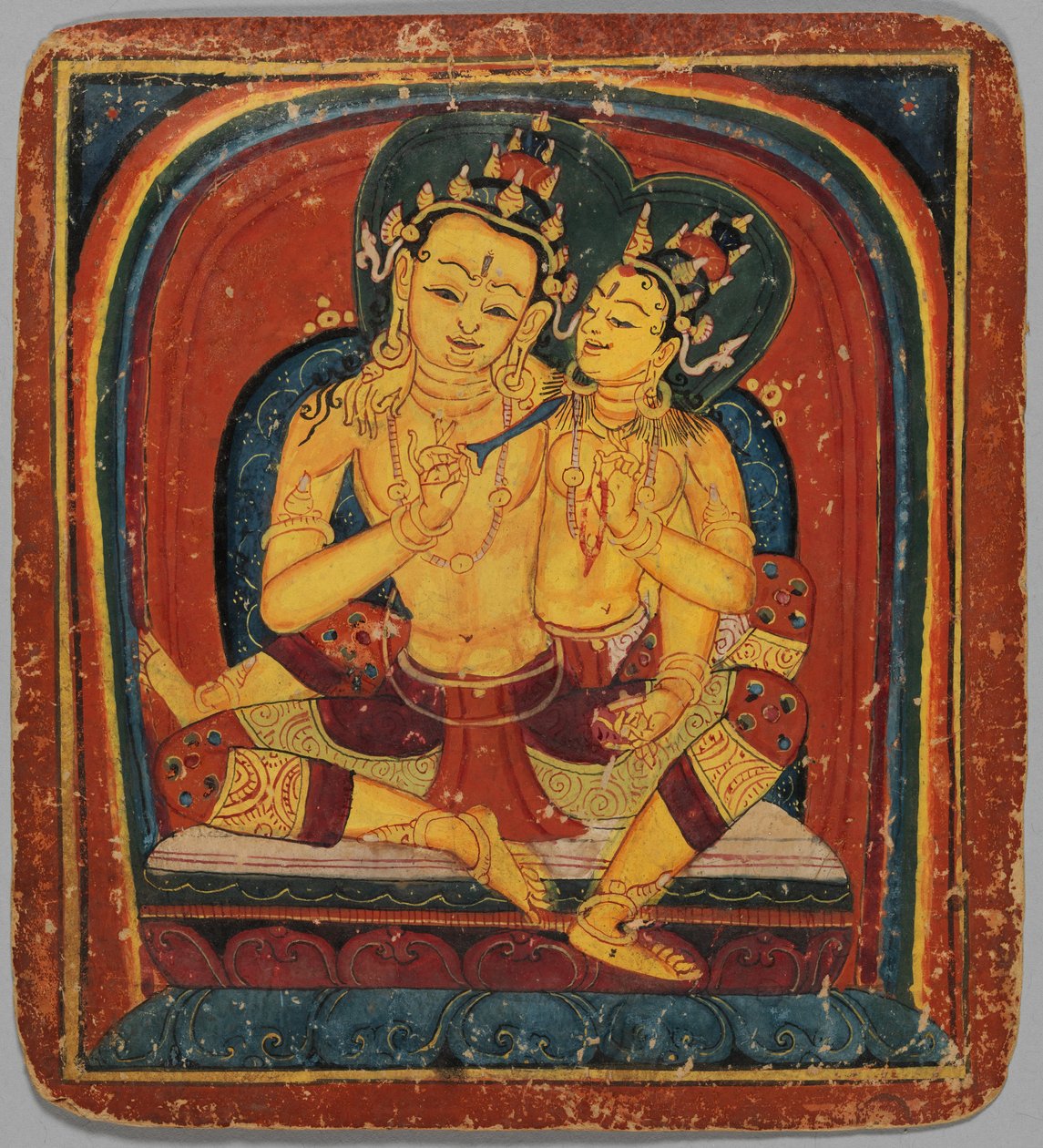 启动卡Tsakalis：Akashagarbha，15世纪初。 作者 不明