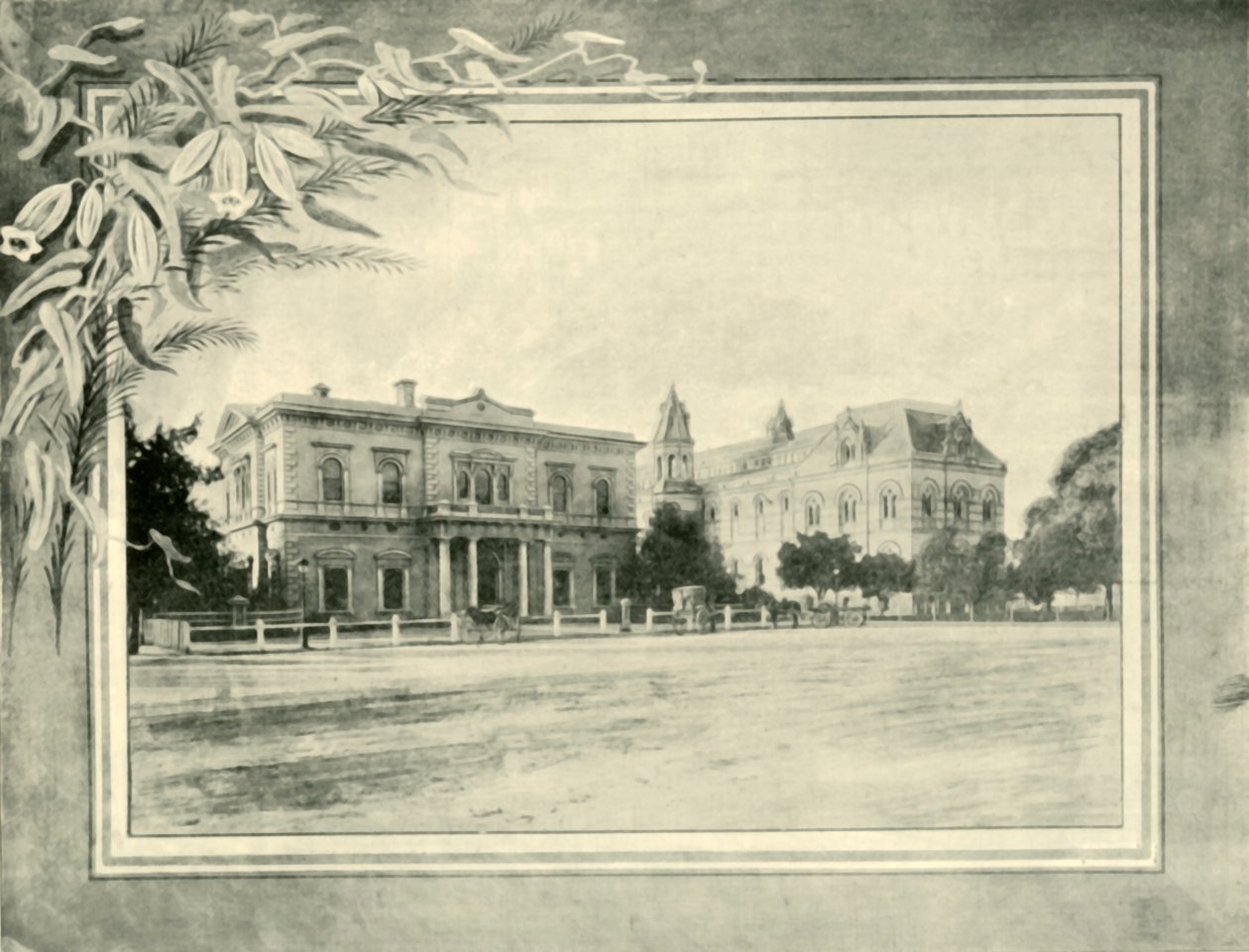 学院和博物馆，阿德莱德，1901年。 作者 不明