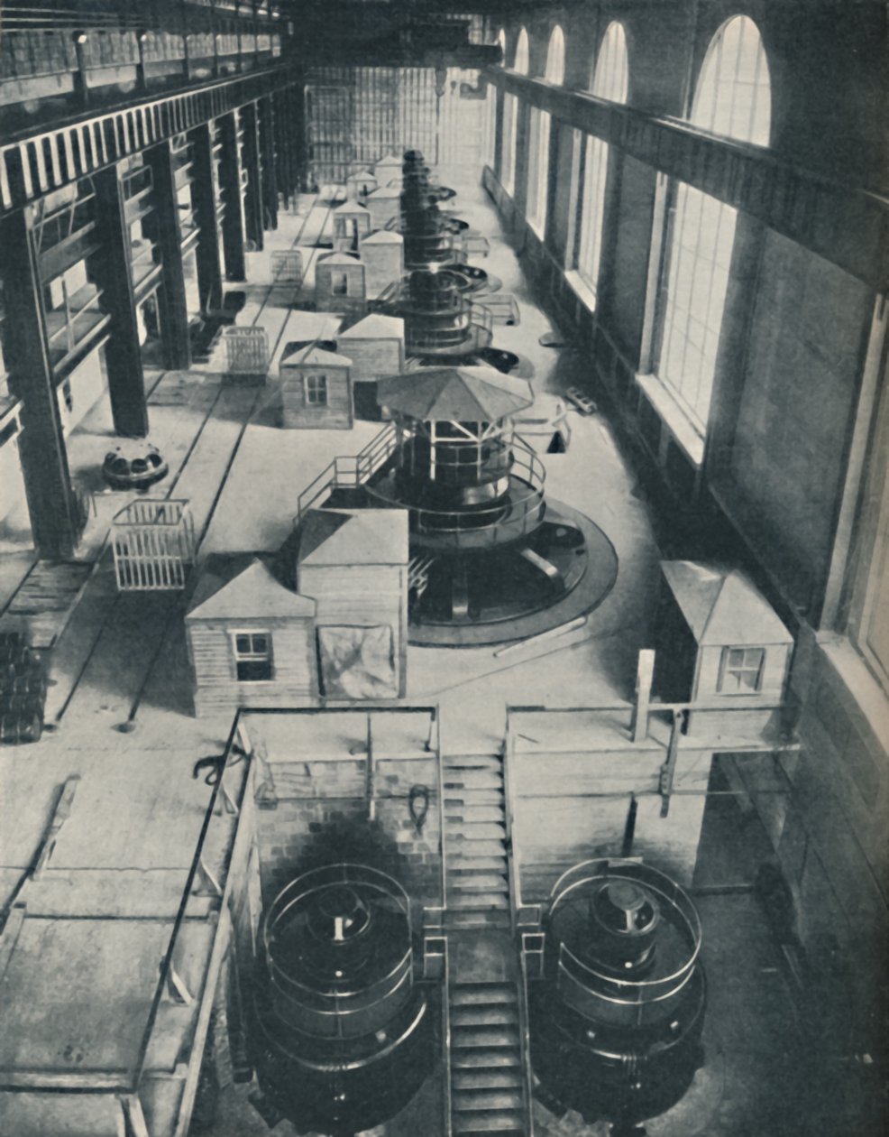 尼亚加拉河急流水用动力仪表，c1935年 作者 不明