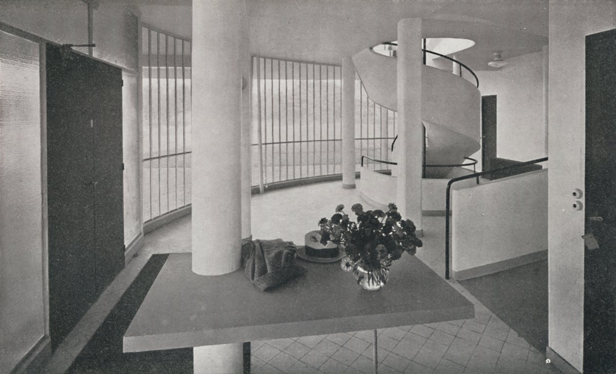 普瓦西别墅的内部，1933年 作者 不明