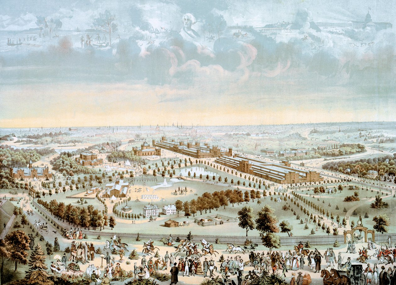 1876年在美国宾夕法尼亚州费城举行的国际博览会, 1876年 作者 不明