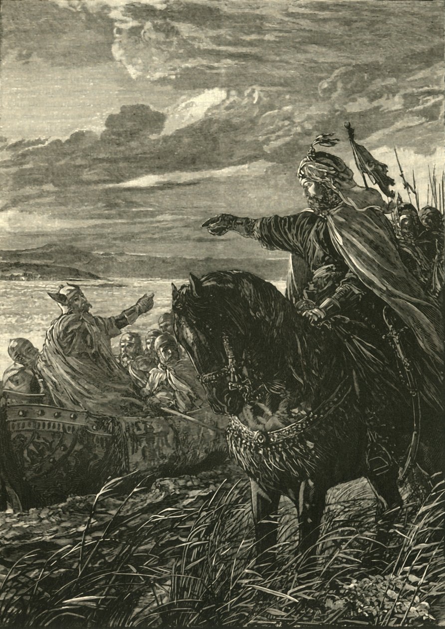 约翰·齐米切斯（John Zimisces）和斯维亚托斯拉夫（Sviatoslaf）的访谈，公元969年，1890年。 作者 不明