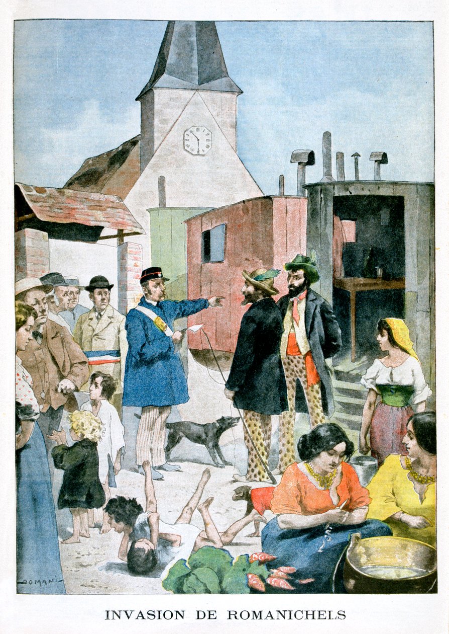 罗曼尼丝（Romanise）入侵，1901年 作者 不明